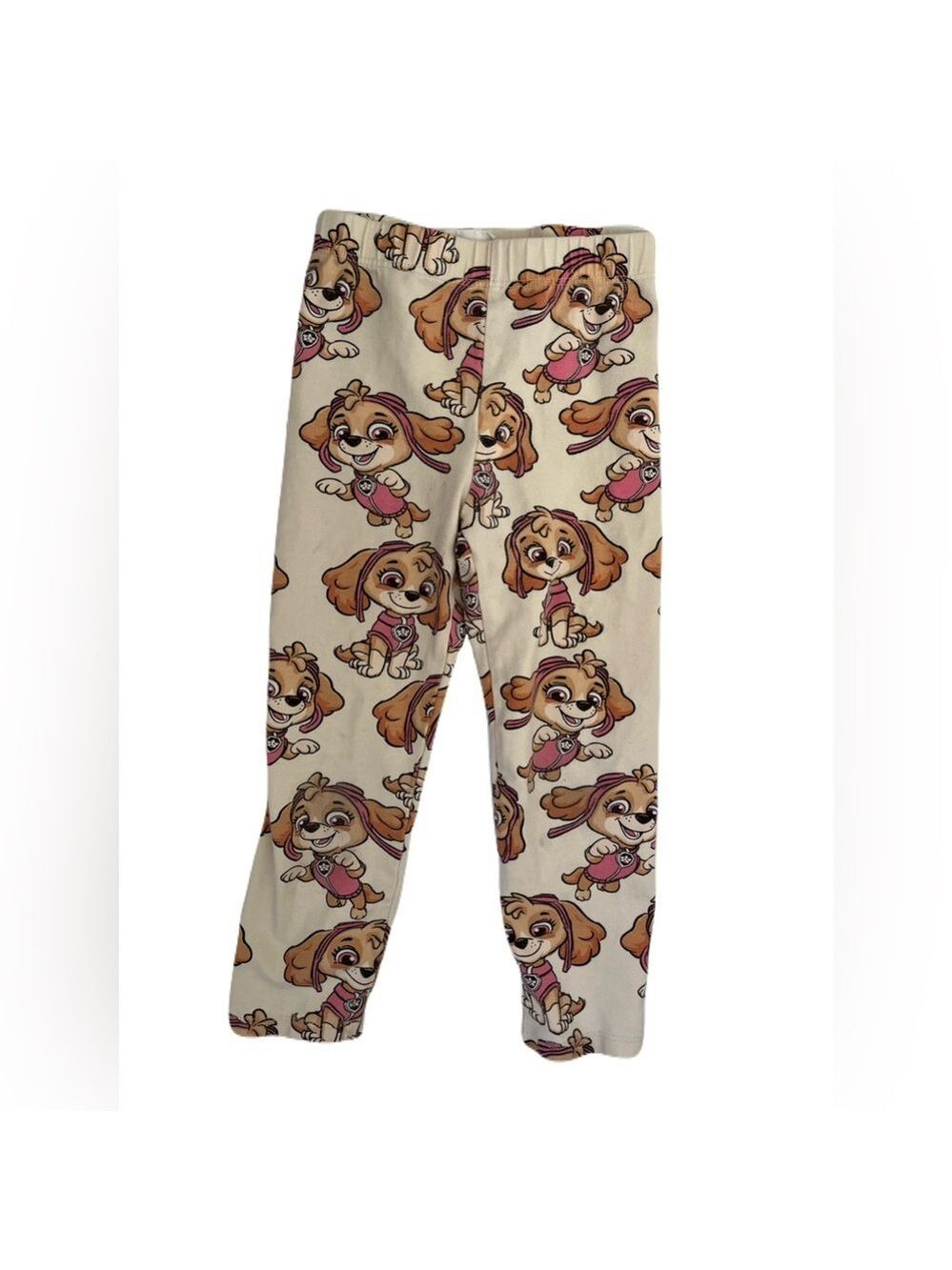 Zara Kids Leggings with Paw Patrol Character Print - Cream